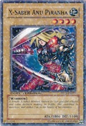 X-Saber Anu Piranha (DT01-EN073) - Duel Terminal 1 Limited - Premium Yugioh Single from Konami - Just $1.02! Shop now at Game Crave Tournament Store