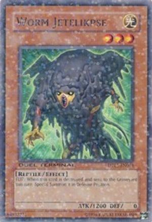 Worm Jetelikpse (DT01-EN084) - Duel Terminal 1 Limited - Premium Yugioh Single from Konami - Just $0.25! Shop now at Game Crave Tournament Store