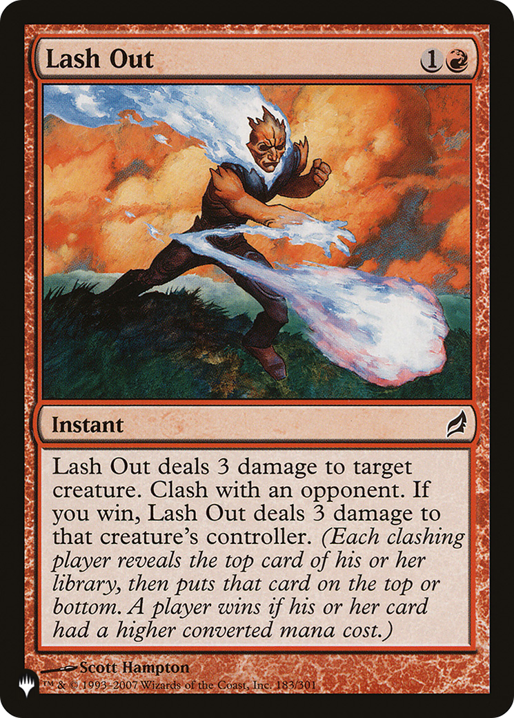 Lash Out (PLIST-141) - The List - Premium MTG Single from Wizards of the Coast - Just $0.08! Shop now at Game Crave Tournament Store