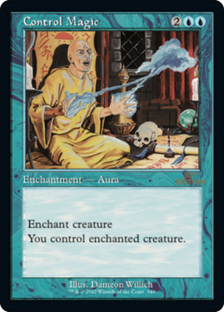 Control Magic (30A-349) - 30th Anniversary Edition - Premium MTG Single from Wizards of the Coast - Just $0.47! Shop now at Game Crave Tournament Store