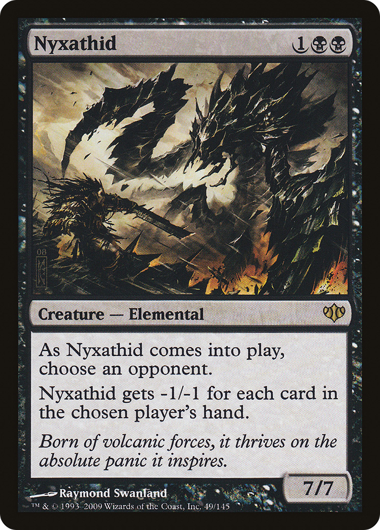 Nyxathid (CON-049) - Conflux Foil - Premium MTG Single from Wizards of the Coast - Just $0.20! Shop now at Game Crave Tournament Store