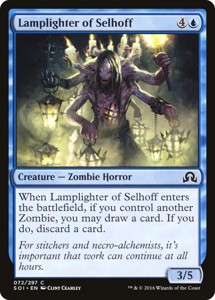 Lamplighter of Selhoff (SOI-072) - Shadows over Innistrad - Premium MTG Single from Wizards of the Coast - Just $0.08! Shop now at Game Crave Tournament Store