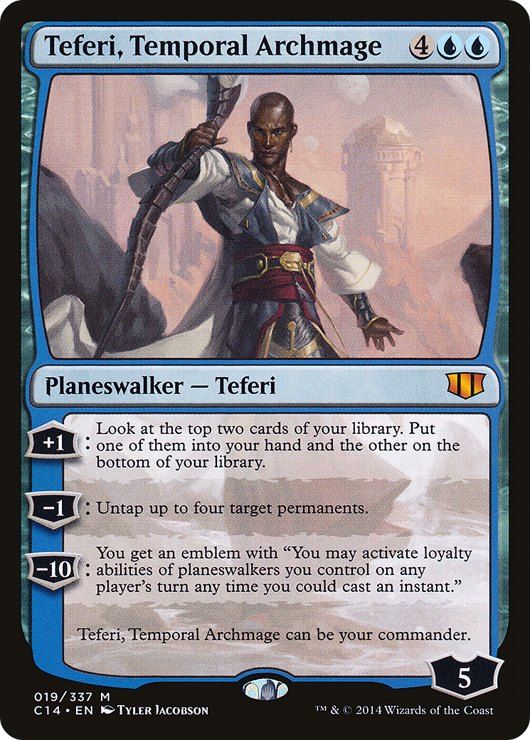 Teferi, Temporal Archmage (C14-019) - Commander 2014 - Premium MTG Single from Wizards of the Coast - Just $0.62! Shop now at Game Crave Tournament Store