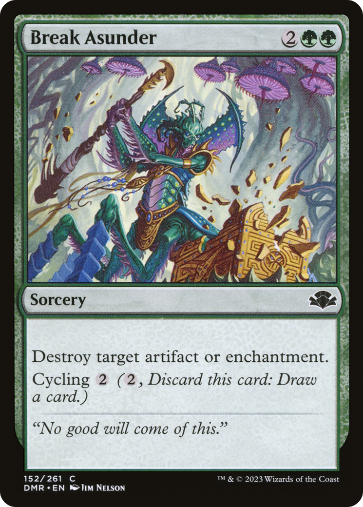 Break Asunder (DMR-152) - Dominaria Remastered - Premium MTG Single from Wizards of the Coast - Just $0.25! Shop now at Game Crave Tournament Store