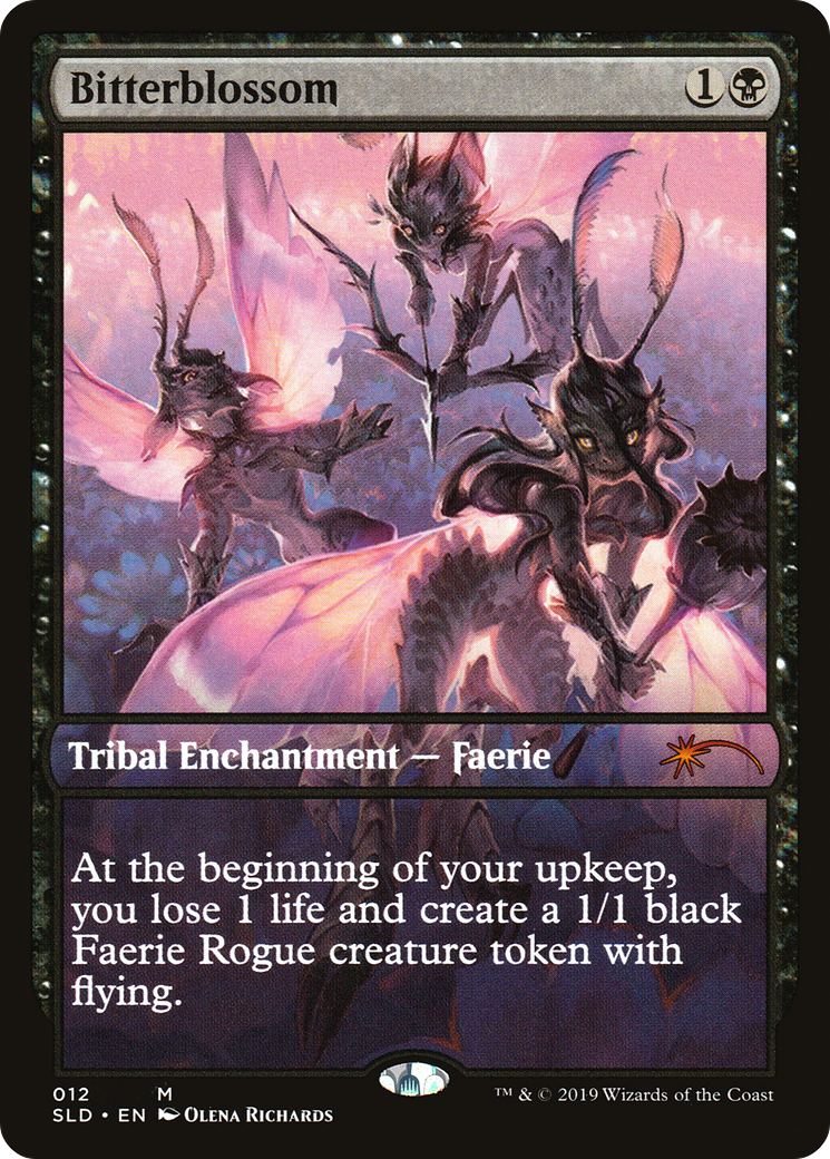 Bitterblossom (SLD-012) - Secret Lair Drop - Premium MTG Single from Wizards of the Coast - Just $21.12! Shop now at Game Crave Tournament Store