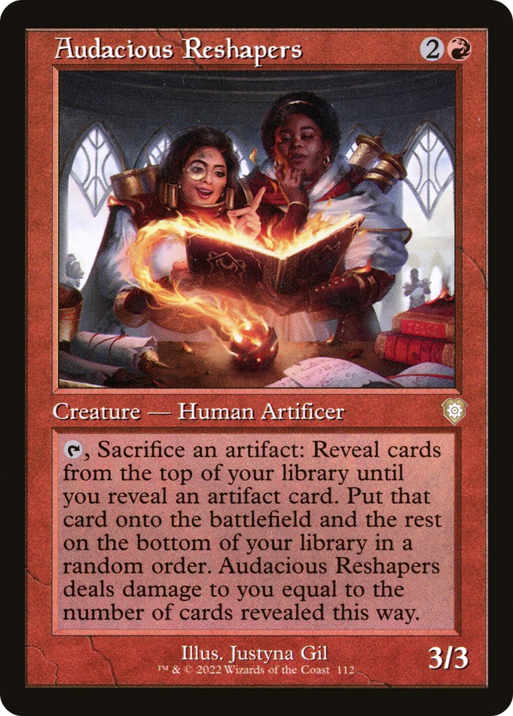 Audacious Reshapers (BRC-112) - The Brothers' War Commander - Premium MTG Single from Wizards of the Coast - Just $0.08! Shop now at Game Crave Tournament Store
