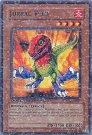 Jurrac Velo (DT02-EN066) - Duel Terminal 2 Limited - Premium Yugioh Single from Konami - Just $4.06! Shop now at Game Crave Tournament Store