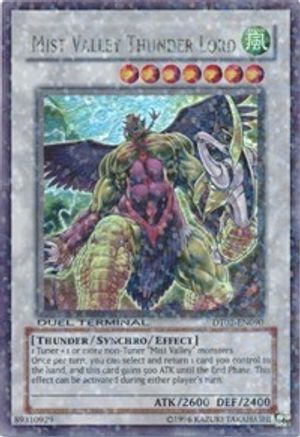 Mist Valley Thunder Lord (DT02-EN090) - Duel Terminal 2 Limited - Premium Yugioh Single from Konami - Just $7.27! Shop now at Game Crave Tournament Store