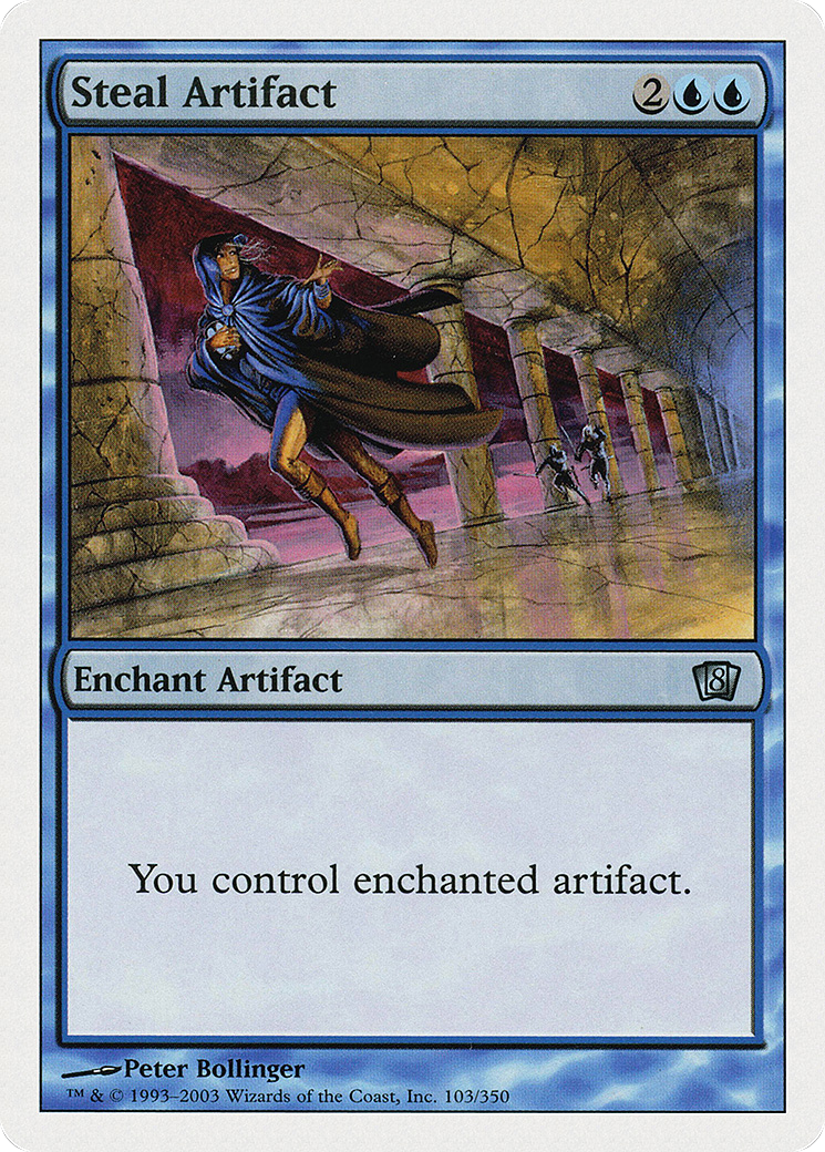 Steal Artifact (8ED-103) - Eighth Edition - Premium MTG Single from Wizards of the Coast - Just $0.25! Shop now at Game Crave Tournament Store