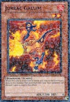 Jurrac Gallim (DT04-EN026) - Duel Terminal 4 Limited - Premium Yugioh Single from Konami - Just $0.34! Shop now at Game Crave Tournament Store