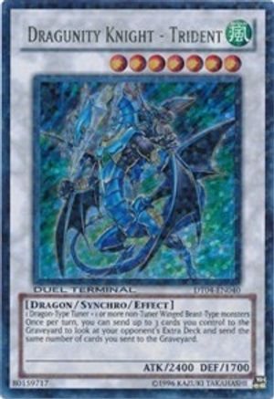Dragunity Knight - Trident (DT04-EN040) - Duel Terminal 4 Limited - Premium Yugioh Single from Konami - Just $2.70! Shop now at Game Crave Tournament Store