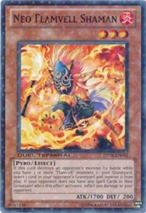 Neo Flamvell Shaman (DT04-EN063) - Duel Terminal 4 Limited - Premium Yugioh Single from Konami - Just $0.26! Shop now at Game Crave Tournament Store