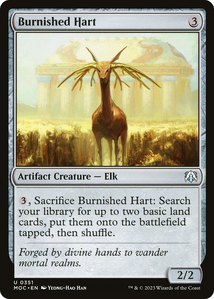 Burnished Hart (MOC-351) - March of the Machine Commander - Premium MTG Single from Wizards of the Coast - Just $0.08! Shop now at Game Crave Tournament Store