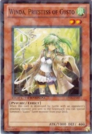 Winda, Priestess of Gusto (DT05-EN073) - Duel Terminal 5 Limited - Premium Yugioh Single from Konami - Just $1.62! Shop now at Game Crave Tournament Store