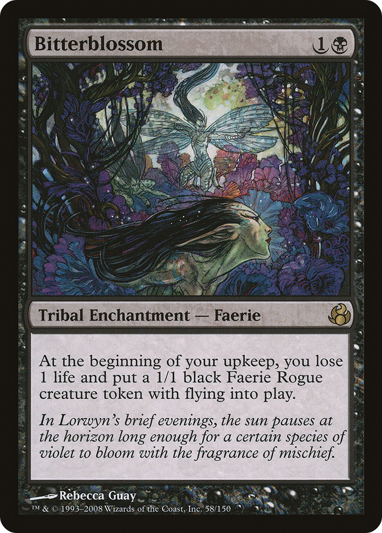 Bitterblossom (MOR-058) - Morningtide - Premium MTG Single from Wizards of the Coast - Just $13.10! Shop now at Game Crave Tournament Store