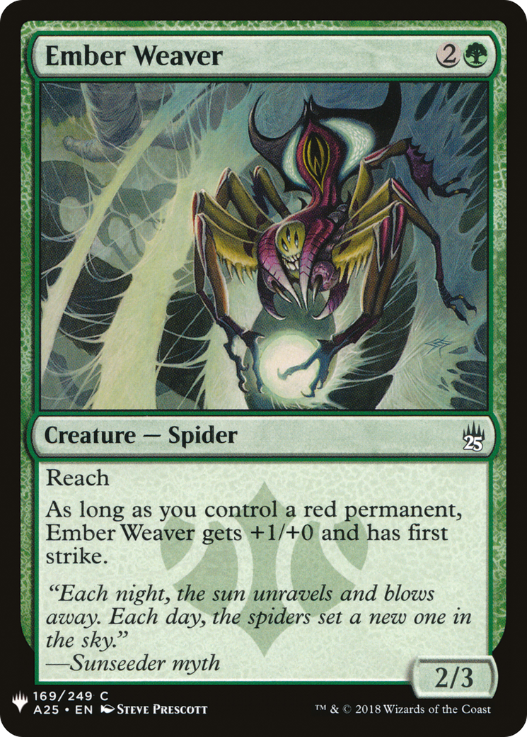 Ember Weaver (MB1-1197) - Mystery Booster - Premium MTG Single from Wizards of the Coast - Just $0.25! Shop now at Game Crave Tournament Store