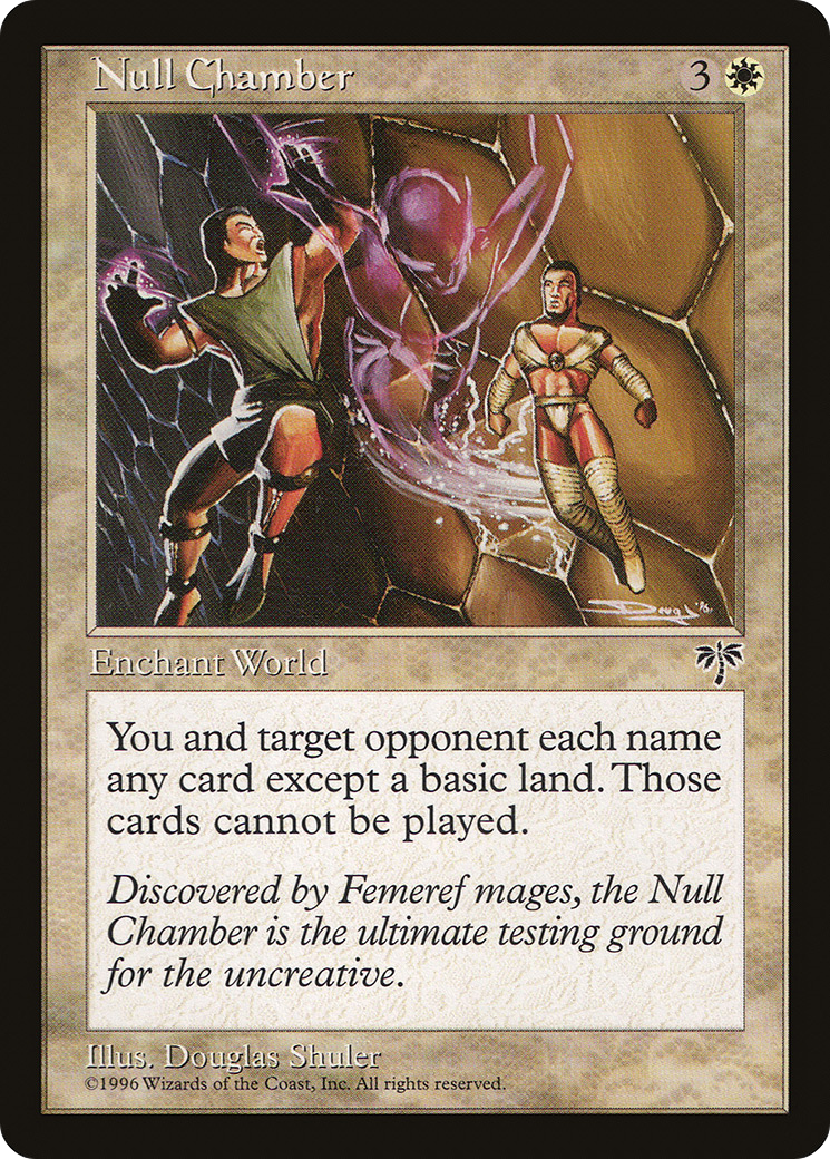 Null Chamber (MIR-031) - Mirage - Premium MTG Single from Wizards of the Coast - Just $1.25! Shop now at Game Crave Tournament Store