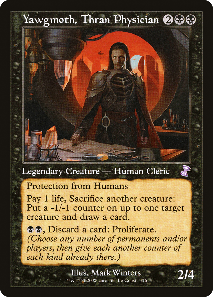 Yawgmoth, Thran Physician (TSR-336) - Time Spiral Remastered Foil - Premium MTG Single from Wizards of the Coast - Just $58.18! Shop now at Game Crave Tournament Store