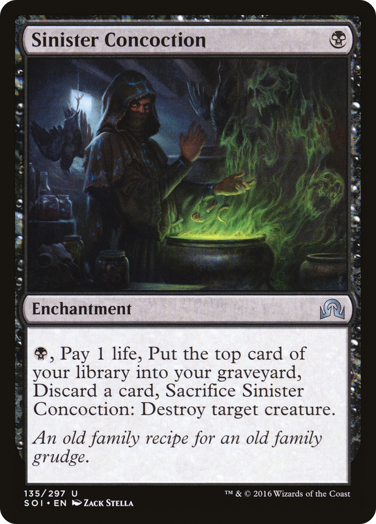Sinister Concoction (SOI-135) - Shadows over Innistrad - Premium MTG Single from Wizards of the Coast - Just $0.25! Shop now at Game Crave Tournament Store