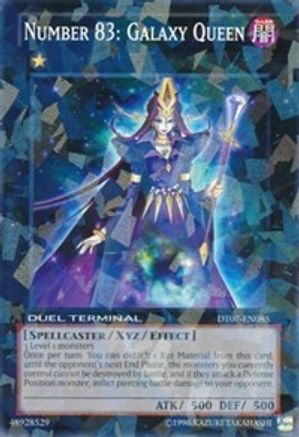Number 83: Galaxy Queen (DT07-EN085) - Duel Terminal 7 Limited - Premium Yugioh Single from Konami - Just $0.37! Shop now at Game Crave Tournament Store