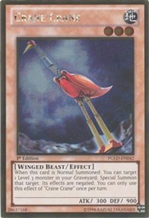 Crane Crane (PGLD-EN042) - Premium Gold 1st Edition - Premium Yugioh Single from Konami - Just $0.25! Shop now at Game Crave Tournament Store