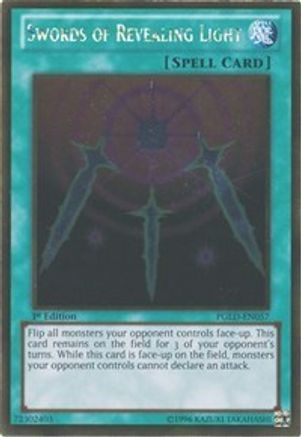Swords of Revealing Light (PGLD-EN057) - Premium Gold 1st Edition - Premium Yugioh Single from Konami - Just $0.88! Shop now at Game Crave Tournament Store