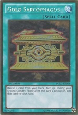 Gold Sarcophagus (PGLD-EN068) - Premium Gold Unlimited - Premium Yugioh Single from Konami - Just $0.30! Shop now at Game Crave Tournament Store