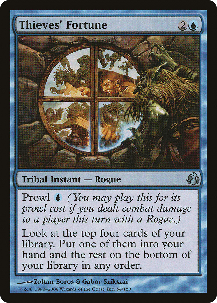 Thieves' Fortune (MOR-054) - Morningtide - Premium MTG Single from Wizards of the Coast - Just $0.08! Shop now at Game Crave Tournament Store