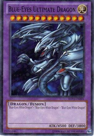 Blue-Eyes Ultimate Dragon (Starfoil) (BATT-EN001) - Battle Pack Tournament Prize Cards Limited - Premium Yugioh Single from Konami - Just $12.77! Shop now at Game Crave Tournament Store
