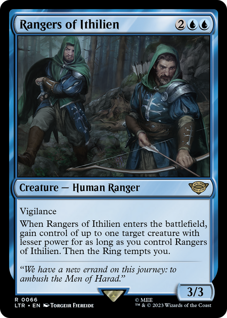 Rangers of Ithilien (LTR-066) - The Lord of the Rings: Tales of Middle-earth - Premium MTG Single from Wizards of the Coast - Just $0.08! Shop now at Game Crave Tournament Store