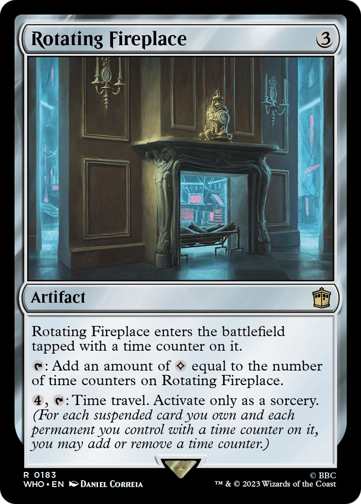 Rotating Fireplace (WHO-183) - Doctor Who - Premium MTG Single from Wizards of the Coast - Just $0.08! Shop now at Game Crave Tournament Store
