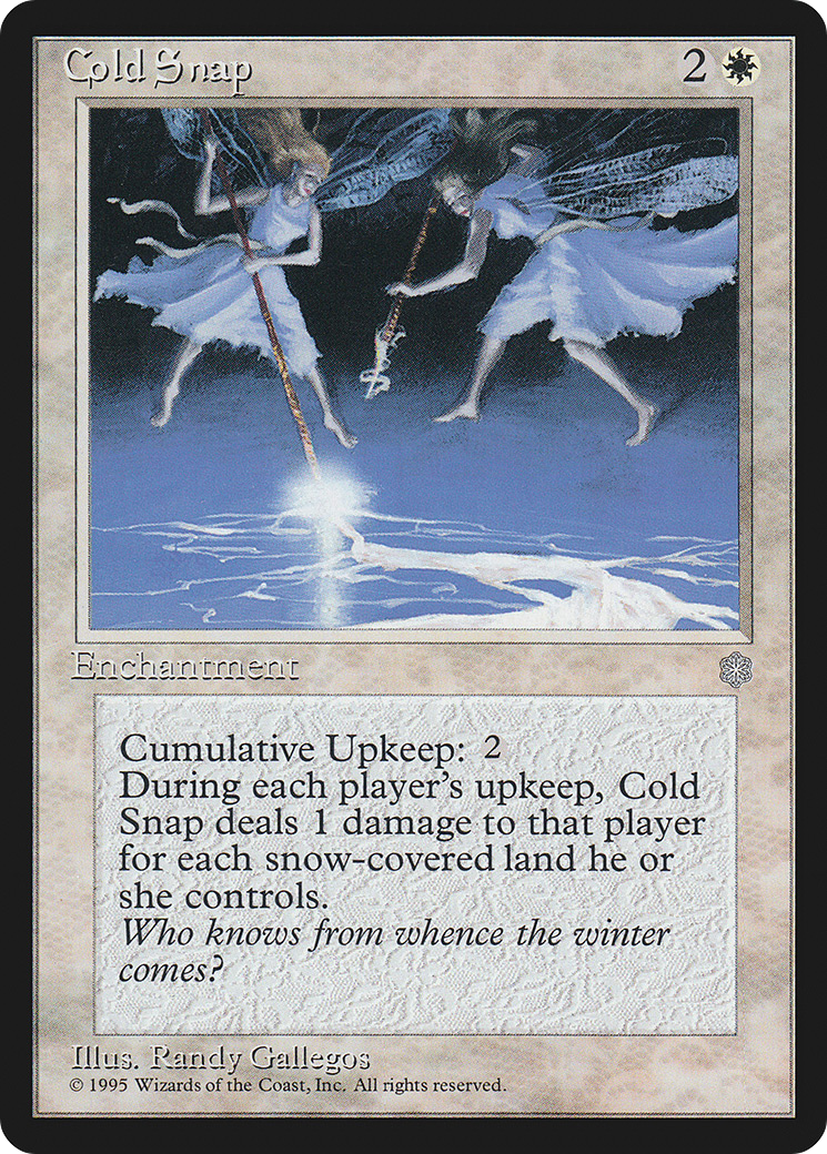 Cold Snap (ICE-017) - Ice Age - Premium MTG Single from Wizards of the Coast - Just $0.08! Shop now at Game Crave Tournament Store