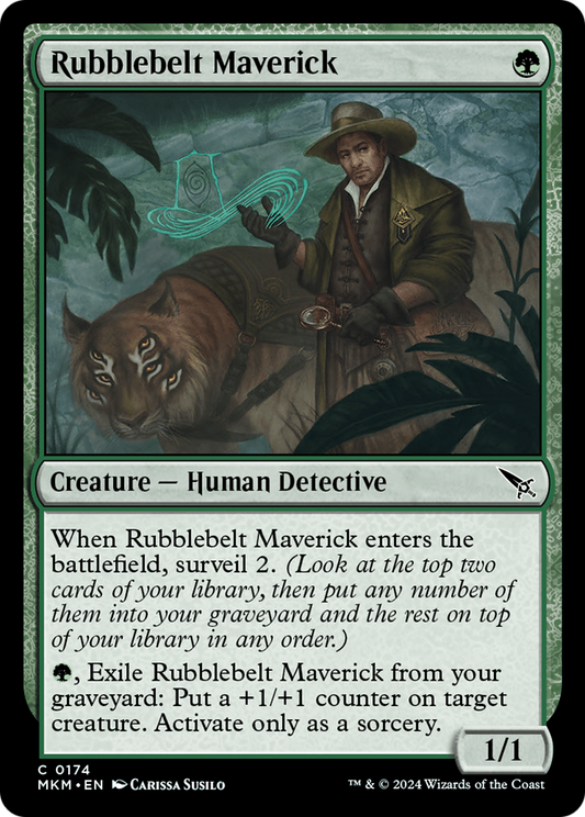 Rubblebelt Maverick (MKM-174) - Murders at Karlov Manor Foil - Premium MTG Single from Wizards of the Coast - Just $0.25! Shop now at Game Crave Tournament Store