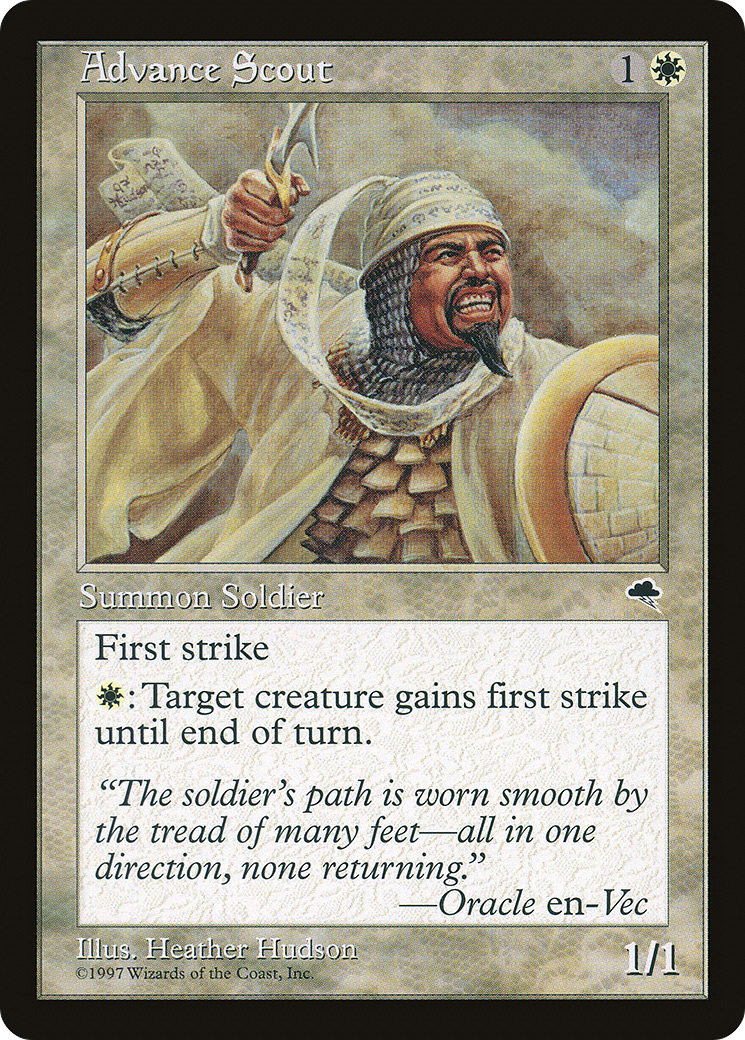 Advance Scout (TMP-001) - Tempest - Premium MTG Single from Wizards of the Coast - Just $0.08! Shop now at Game Crave Tournament Store