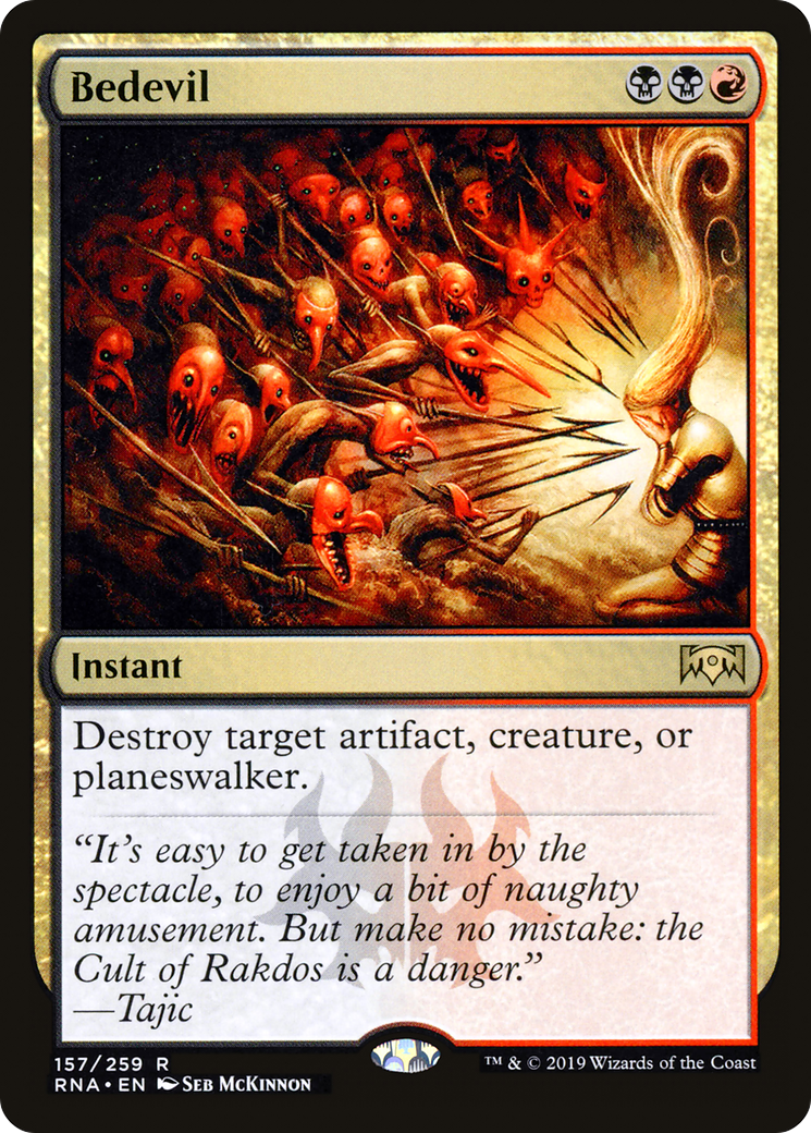 Bedevil (RNA-157) - Ravnica Allegiance - Premium MTG Single from Wizards of the Coast - Just $0.13! Shop now at Game Crave Tournament Store