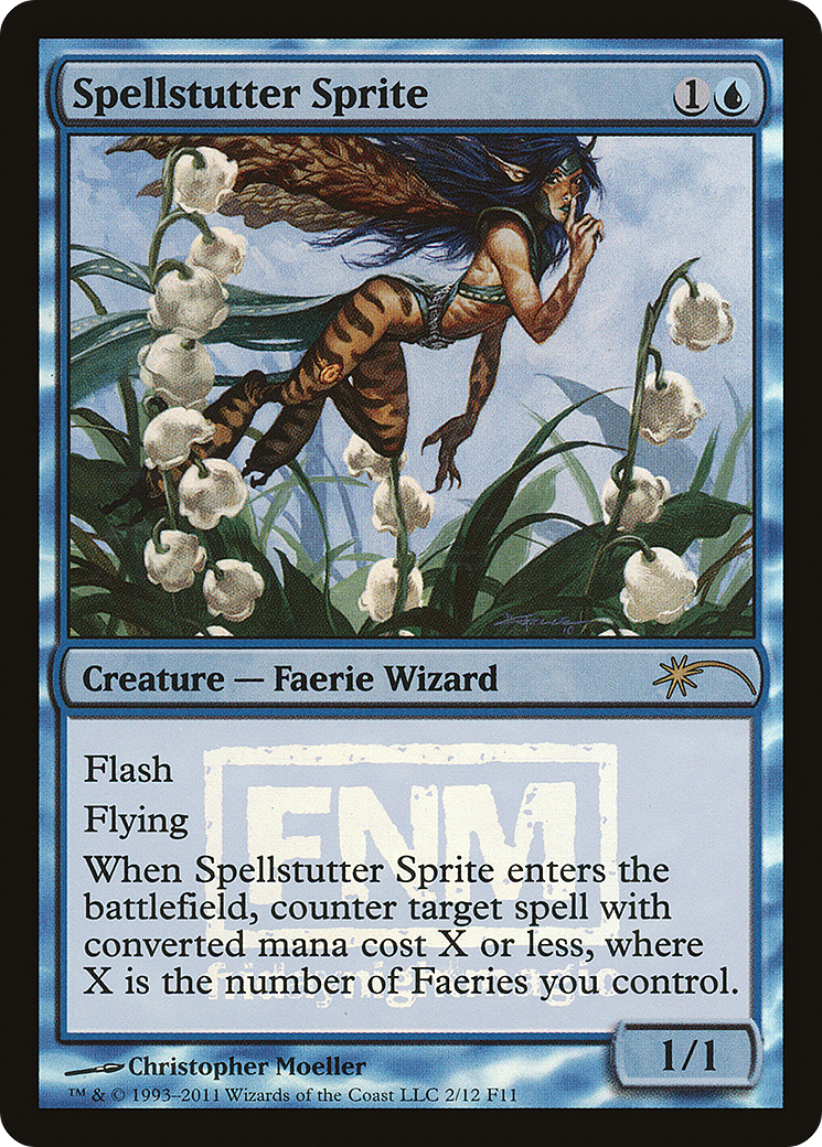 Spellstutter Sprite (F11-002) - Friday Night Magic 2011 Foil - Premium MTG Single from Wizards of the Coast - Just $3.25! Shop now at Game Crave Tournament Store