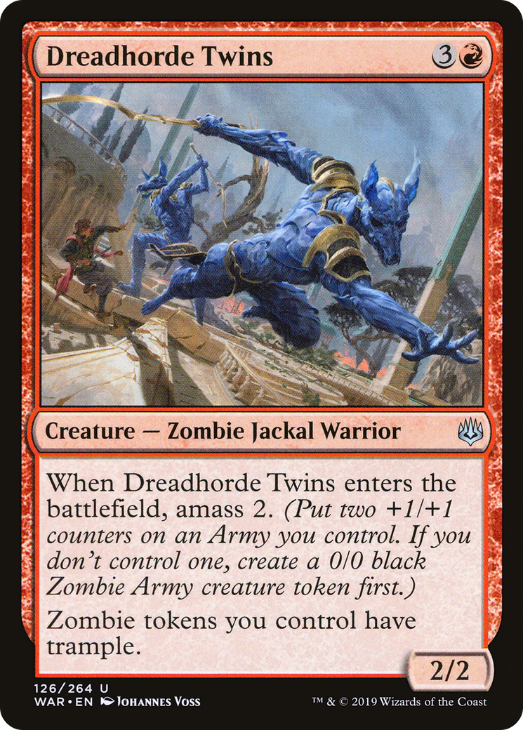 Dreadhorde Twins (WAR-126) - War of the Spark - Premium MTG Single from Wizards of the Coast - Just $0.08! Shop now at Game Crave Tournament Store