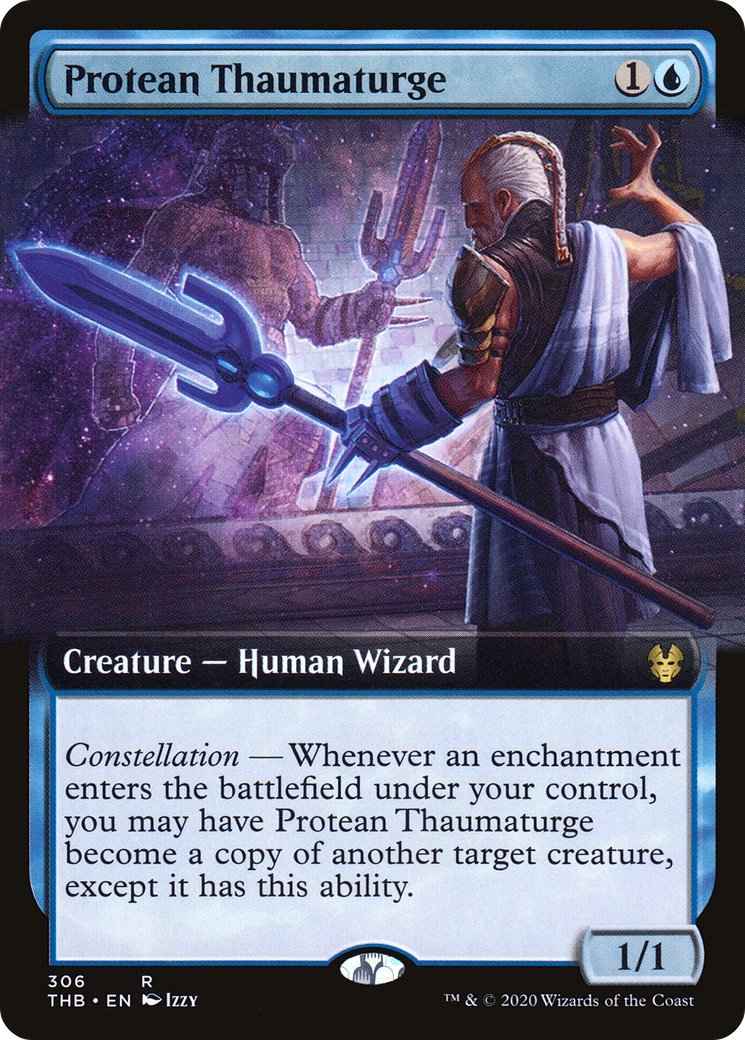 Protean Thaumaturge (THB-306) - Theros Beyond Death: (Extended Art) Foil - Premium MTG Single from Wizards of the Coast - Just $0.52! Shop now at Game Crave Tournament Store