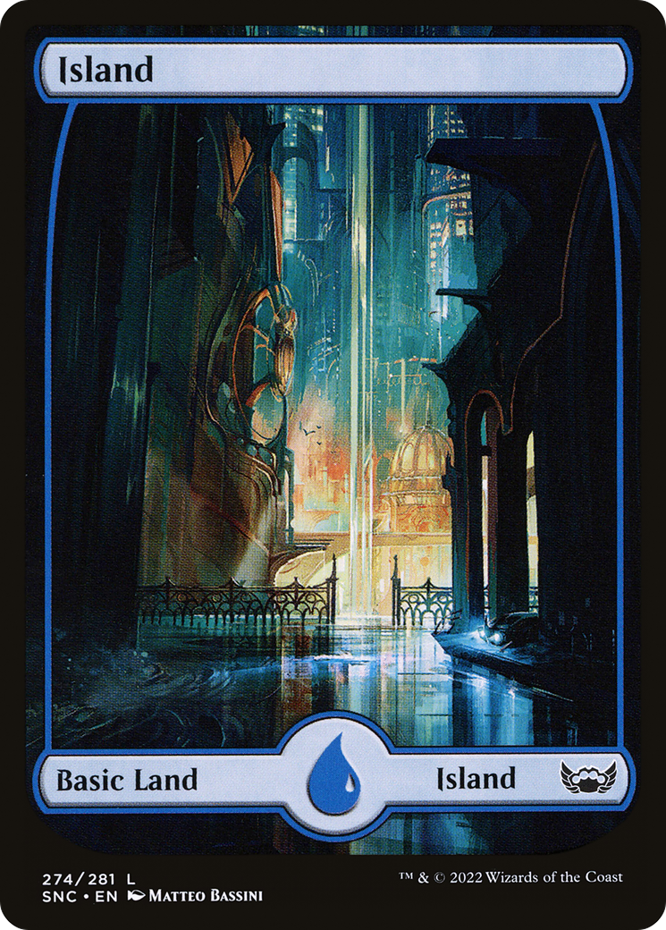 Island (SNC-274) - Streets of New Capenna Foil - Premium MTG Single from Wizards of the Coast - Just $0.15! Shop now at Game Crave Tournament Store