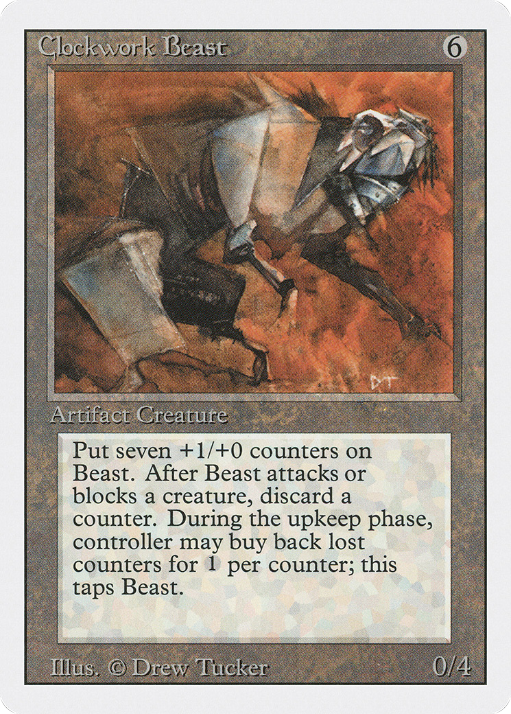 Clockwork Beast (3ED-240) - Revised Edition - Premium MTG Single from Wizards of the Coast - Just $0.52! Shop now at Game Crave Tournament Store