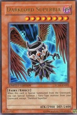 Darklord Superbia (YCSW-EN002) - Yu-Gi-Oh! Championship Series Prize Cards - Premium Yugioh Single from Konami - Just $0! Shop now at Game Crave Tournament Store
