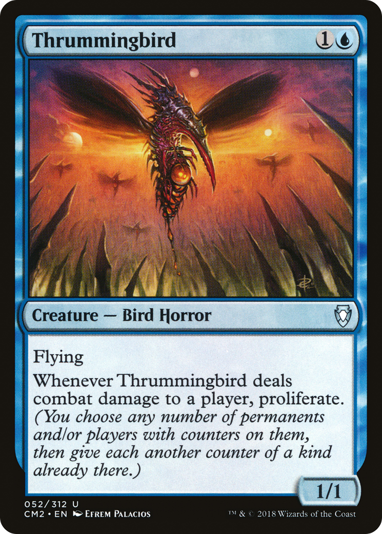 Thrummingbird (CM2-052) - Commander Anthology Volume II - Premium MTG Single from Wizards of the Coast - Just $0.08! Shop now at Game Crave Tournament Store