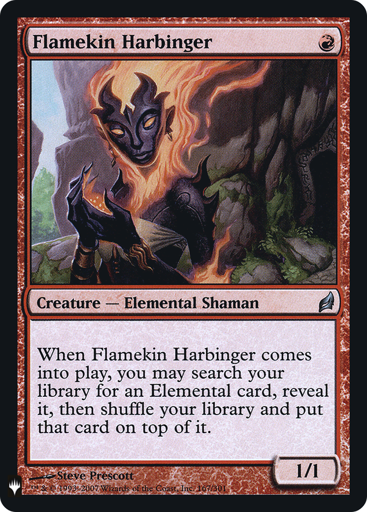 Flamekin Harbinger (FMB1-050) - Mystery Booster Retail Edition Foils Foil - Premium MTG Single from Wizards of the Coast - Just $0.28! Shop now at Game Crave Tournament Store