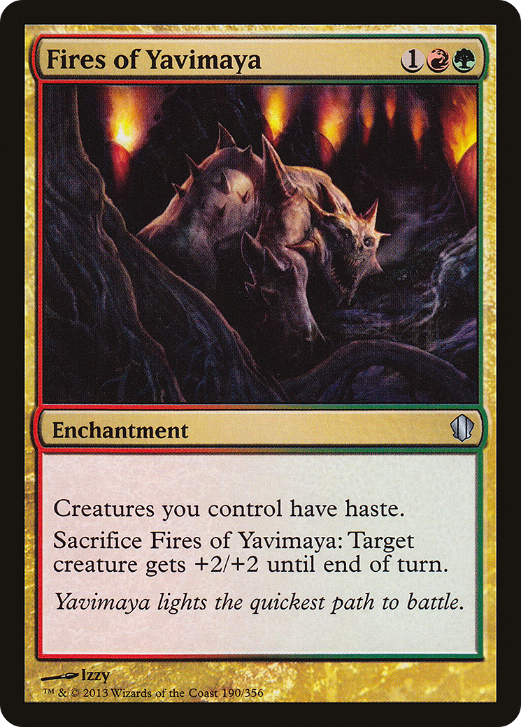 Fires of Yavimaya (C13-190) - Commander 2013 - Premium MTG Single from Wizards of the Coast - Just $0.13! Shop now at Game Crave Tournament Store