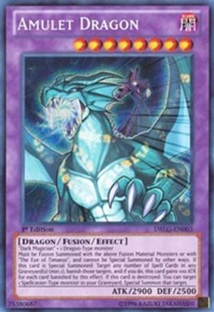 Amulet Dragon (DRLG-EN003) - Dragons of Legend 1st Edition - Premium Yugioh Single from Konami - Just $8.13! Shop now at Game Crave Tournament Store