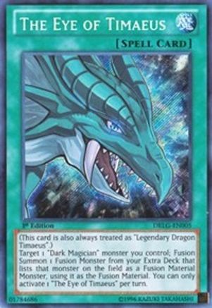The Eye of Timaeus (DRLG-EN005) - Dragons of Legend Unlimited - Premium Yugioh Single from Konami - Just $14.10! Shop now at Game Crave Tournament Store