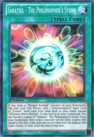 Sabatiel - The Philosopher's Stone (DRLG-EN015) - Dragons of Legend Unlimited - Premium Yugioh Single from Konami - Just $0.25! Shop now at Game Crave Tournament Store