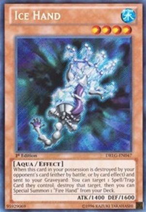 Ice Hand (DRLG-EN047) - Dragons of Legend Unlimited - Premium Yugioh Single from Konami - Just $1.56! Shop now at Game Crave Tournament Store