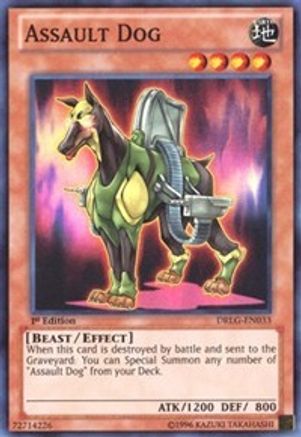 Assault Dog (DRLG-EN033) - Dragons of Legend Unlimited - Premium Yugioh Single from Konami - Just $0.24! Shop now at Game Crave Tournament Store