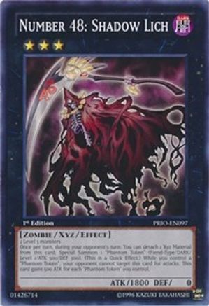 Number 48: Shadow Lich (PRIO-EN097) - Primal Origin Unlimited - Premium Yugioh Single from Konami - Just $0.26! Shop now at Game Crave Tournament Store